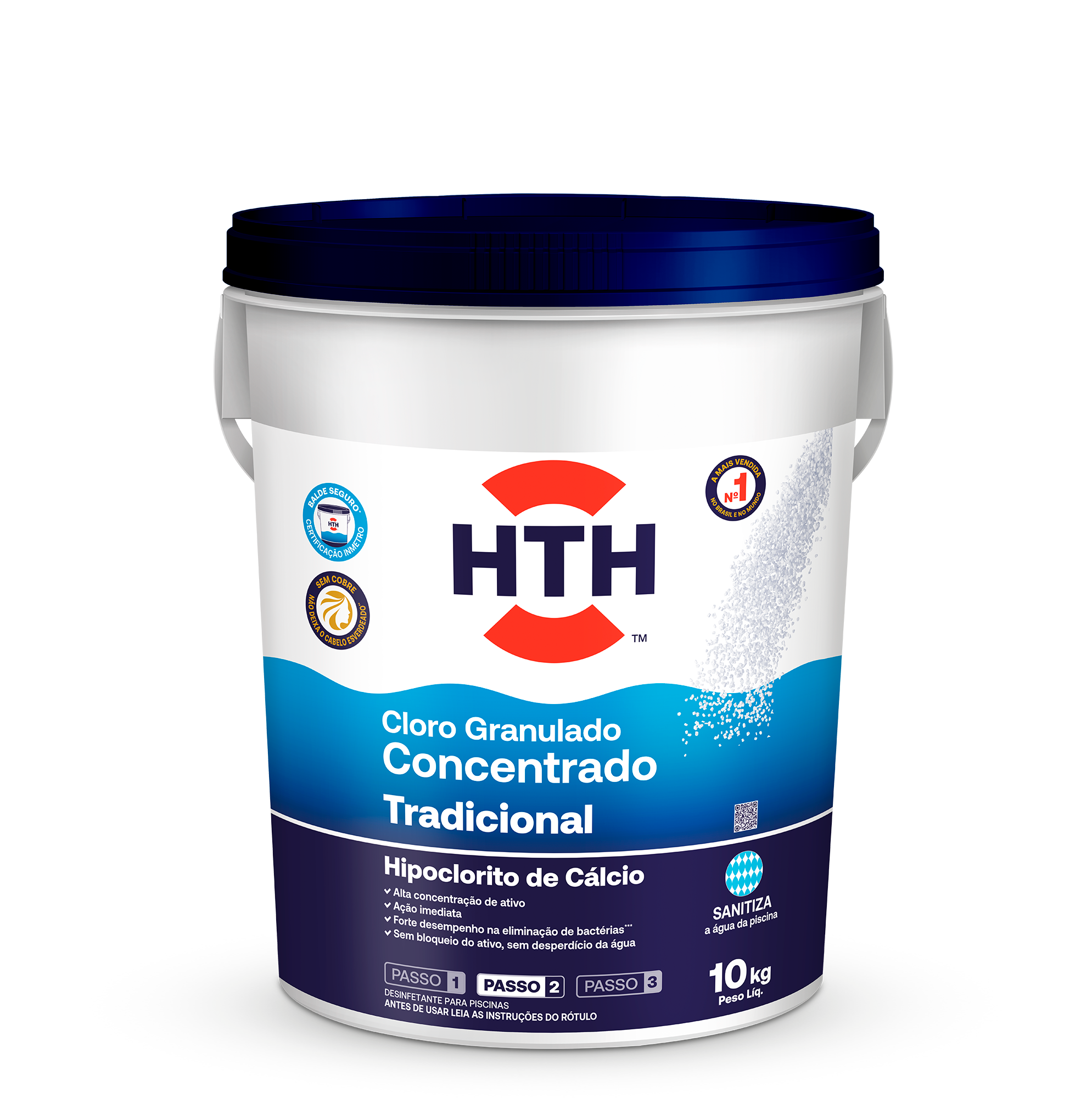 Balde HTH Cloro Concentrado Tradicional 10kg