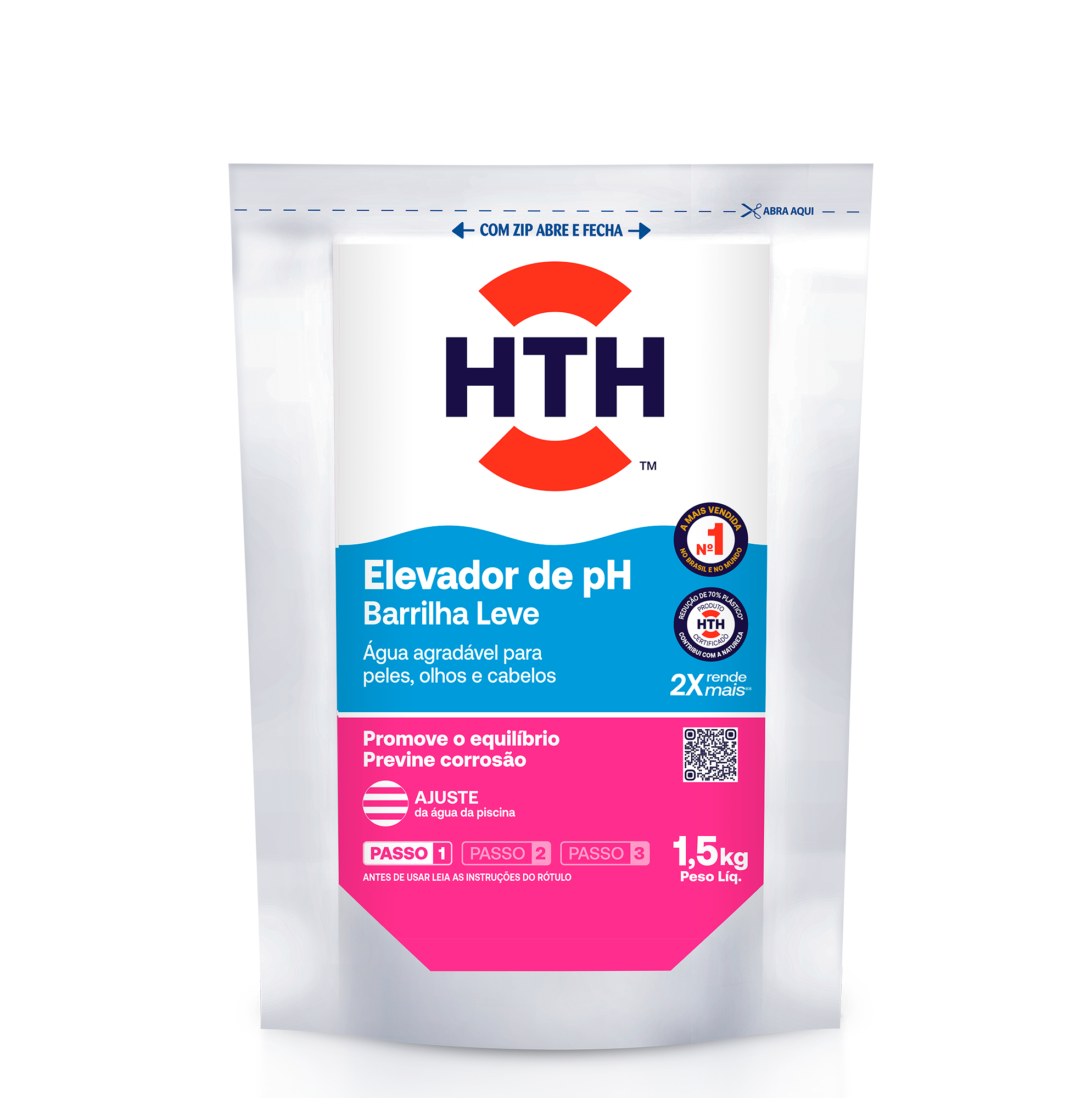 Embalagem HTH Elevador de pH