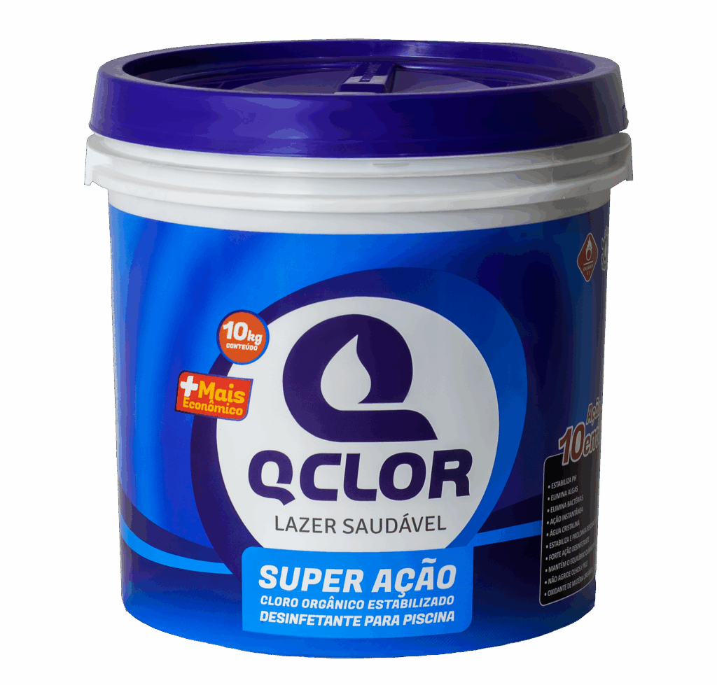 Balde QClor Super Ação 10kg